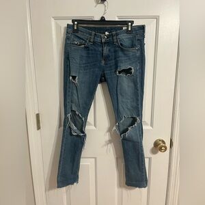 rag & bone Dre Capri in Delamo Jeans - Size 26